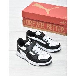 Buty sportowe dziecięce Puma 398995-01 Białe