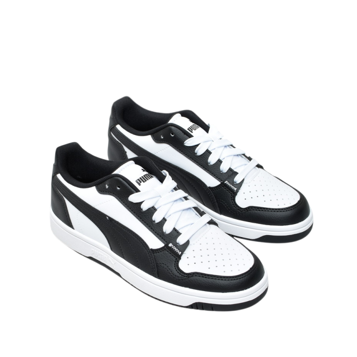 Obuwie młodzieżowe Puma 398993-01 Biało-Czarne