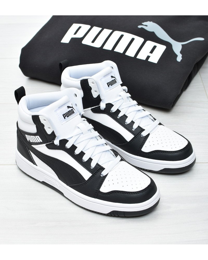 Obuwie młodzieżowe Puma 393831-01 Czarno-Białe
