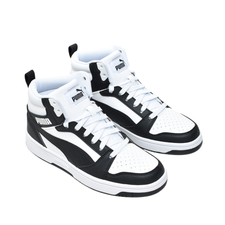 Obuwie młodzieżowe Puma 393831-01 Czarno-Białe