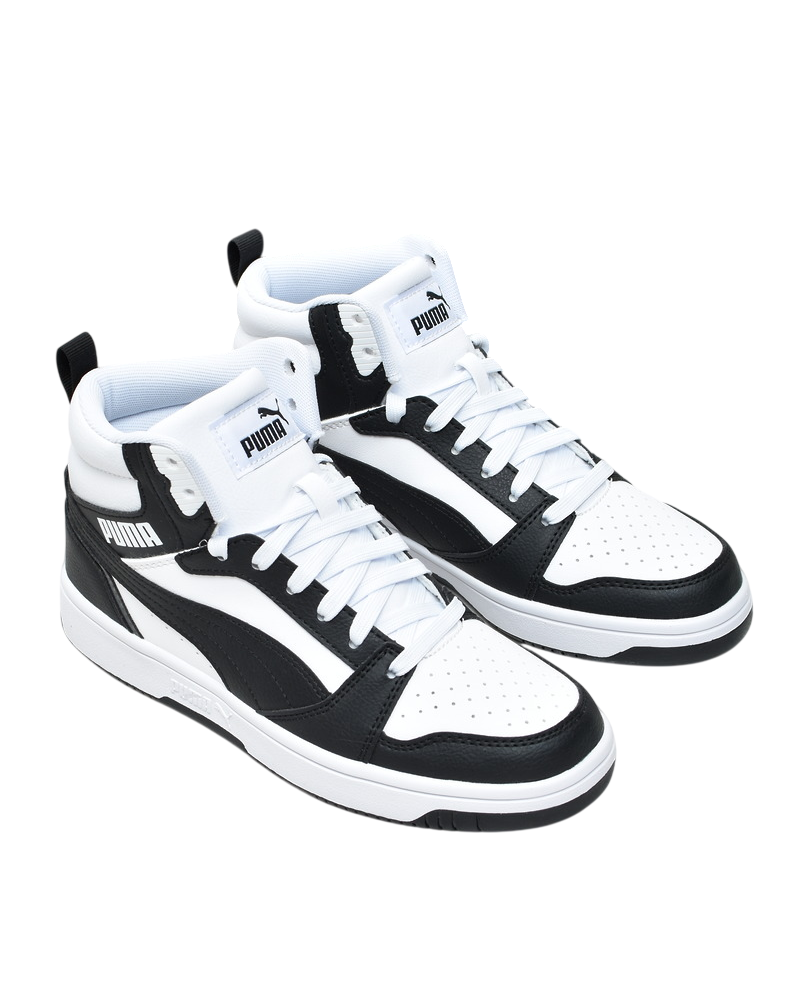 Obuwie młodzieżowe Puma 393831-01 Czarno-Białe
