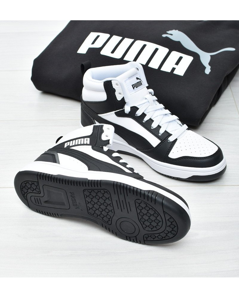 Obuwie młodzieżowe Puma 393831-01 Czarno-Białe