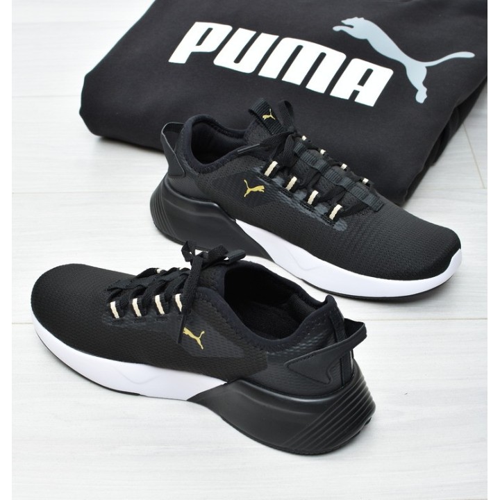 Obuwie młodzieżowe Puma 376676-16 Czarno-złote