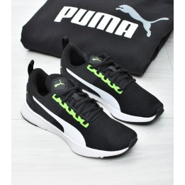 Obuwie młodzieżowe Puma 192928-24 Czarno-Biało-Zielone