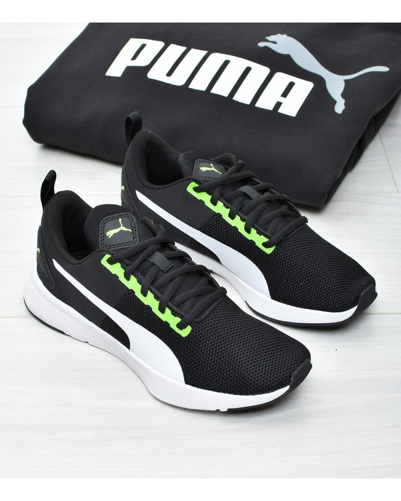 Obuwie młodzieżowe Puma 192928-24 Czarno-Biało-Zielone