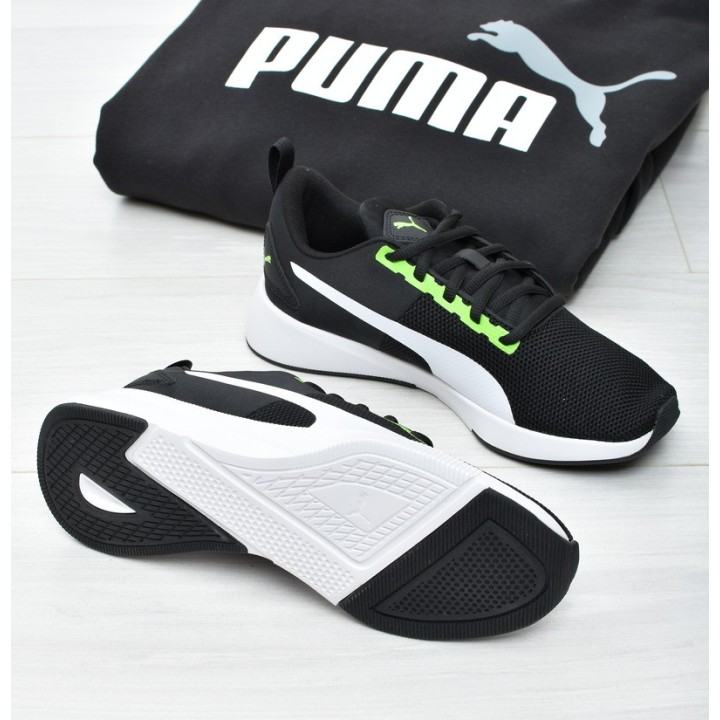 Obuwie młodzieżowe Puma 192928-24 Czarno-Biało-Zielone