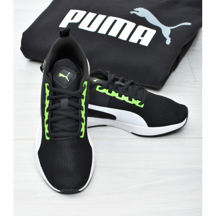 Obuwie młodzieżowe Puma 192928-24 Czarno-Biało-Zielone