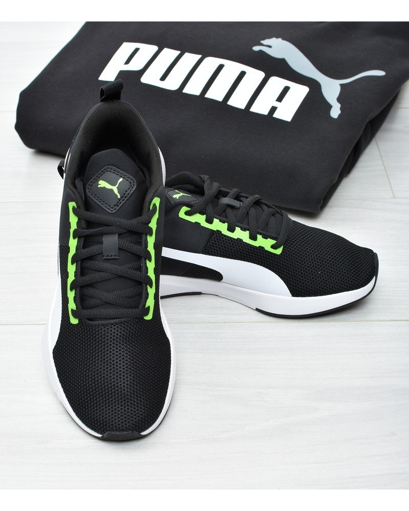 Obuwie młodzieżowe Puma 192928-24 Czarno-Biało-Zielone