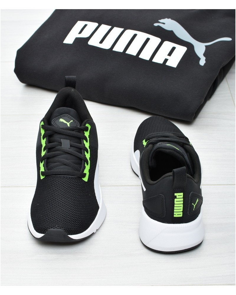 Obuwie młodzieżowe Puma 192928-24 Czarno-Biało-Zielone
