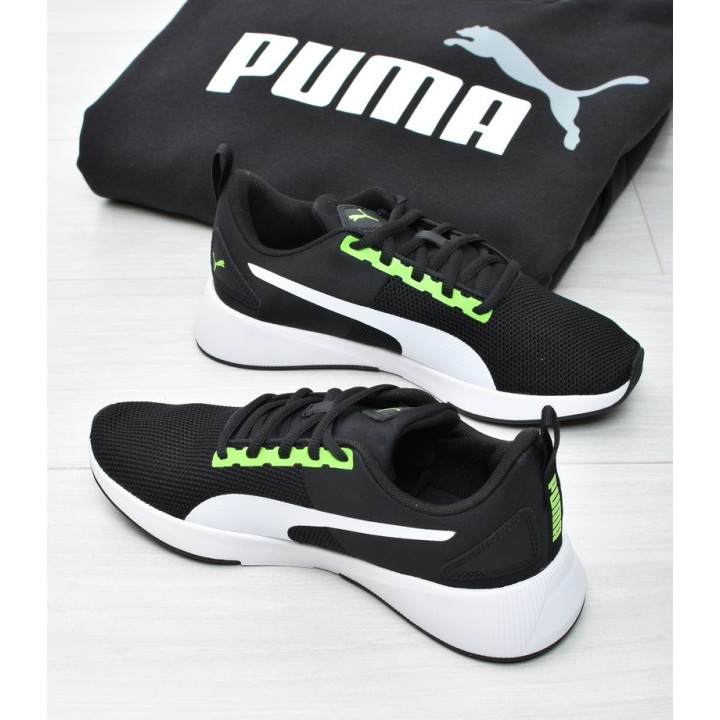 Obuwie młodzieżowe Puma 192928-24 Czarno-Biało-Zielone