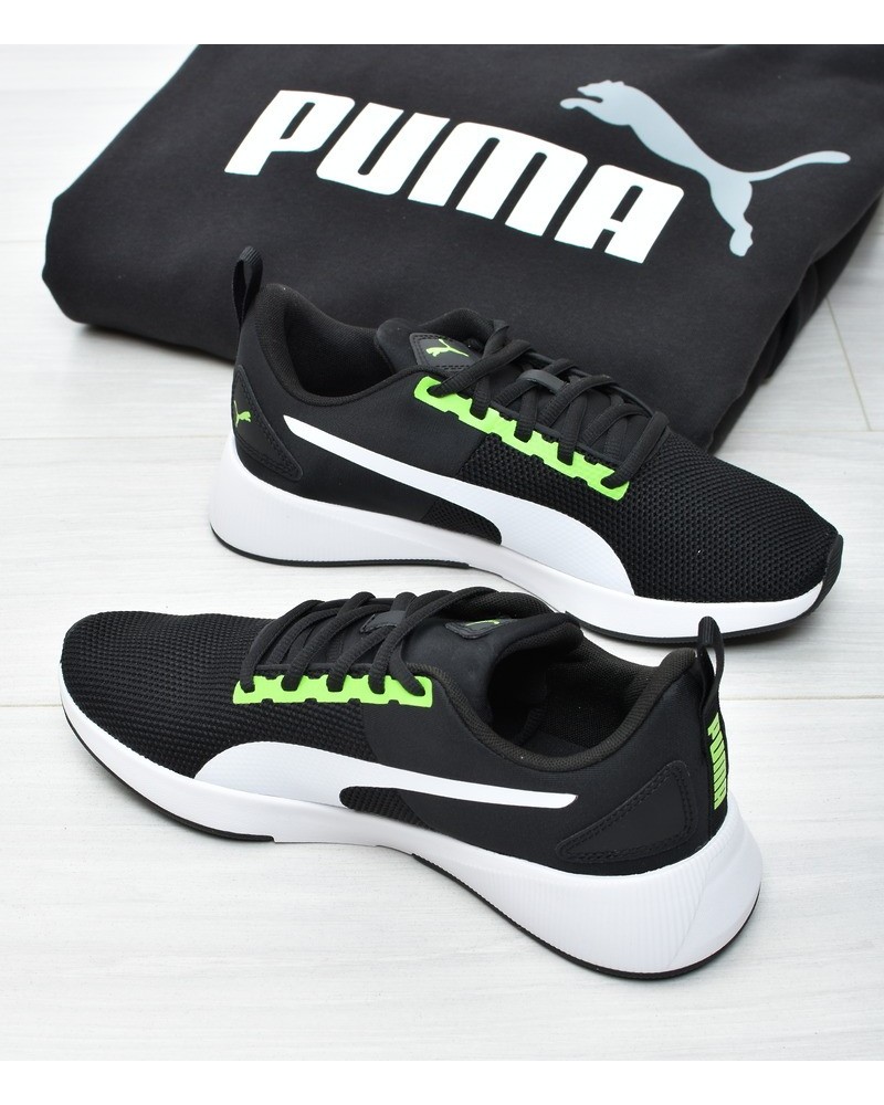 Obuwie młodzieżowe Puma 192928-24 Czarno-Biało-Zielone