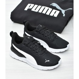 Obuwie młodzieżowe Puma 371128-02 Czarno-Białe