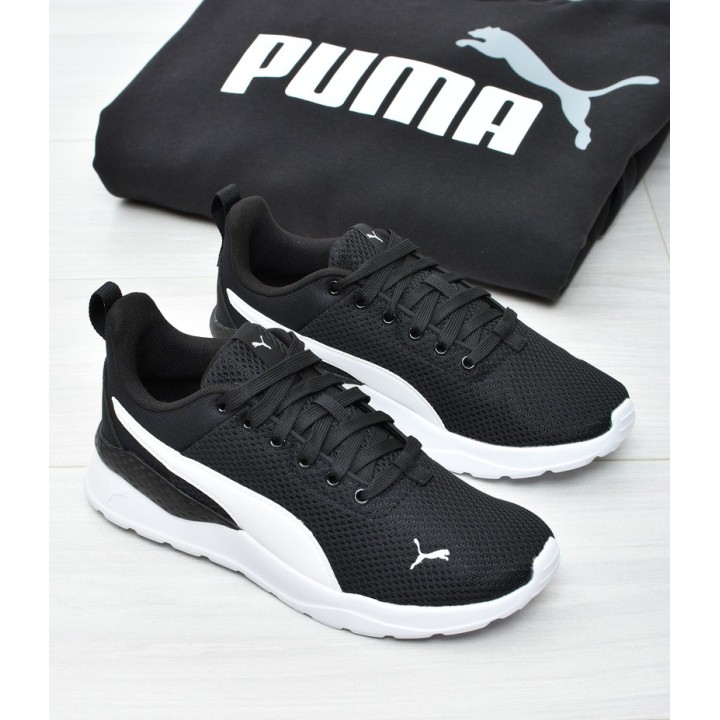 Obuwie młodzieżowe Puma 371128-02 Czarno-Białe