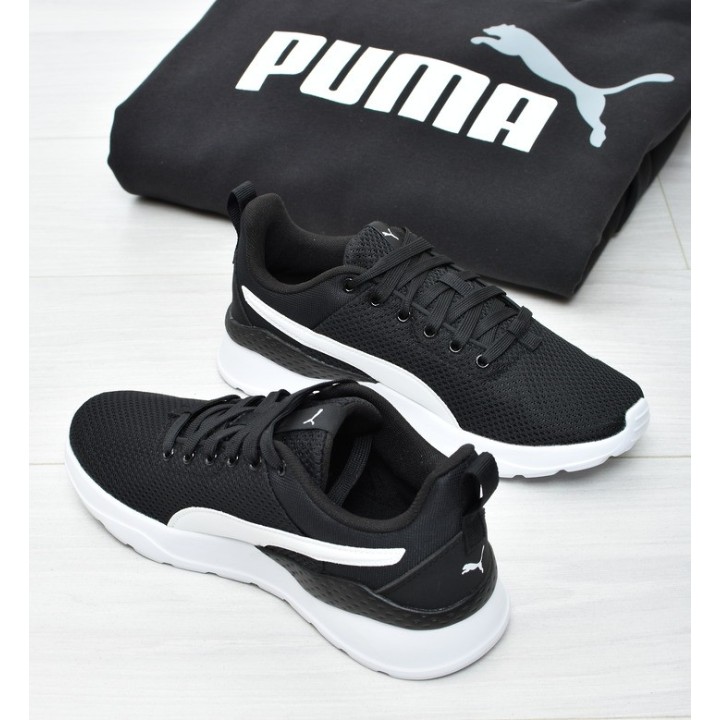Obuwie młodzieżowe Puma 371128-02 Czarno-Białe