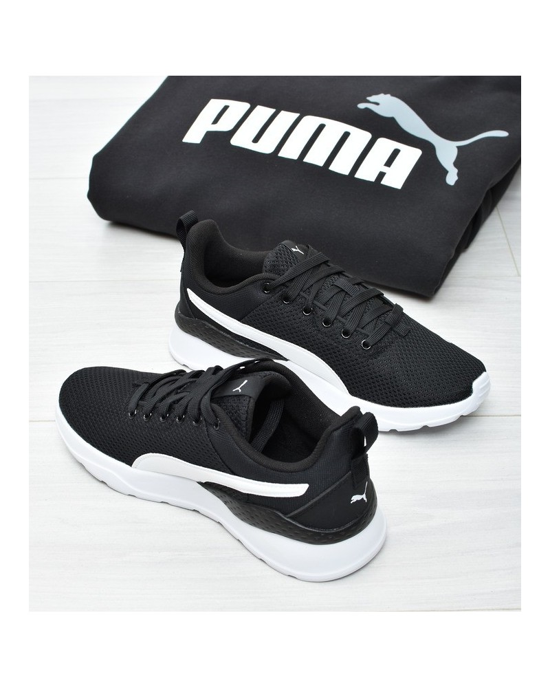 Obuwie młodzieżowe Puma 371128-02 Czarno-Białe