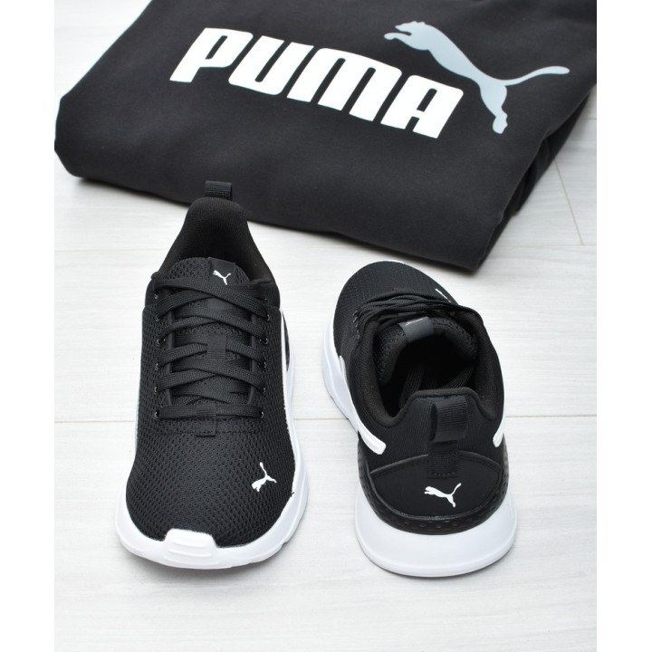 Obuwie młodzieżowe Puma 371128-02 Czarno-Białe