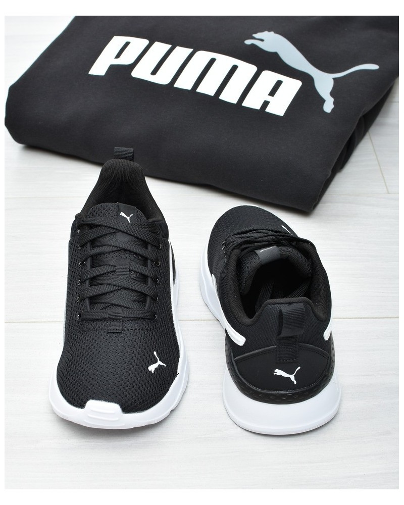 Obuwie młodzieżowe Puma 371128-02 Czarno-Białe
