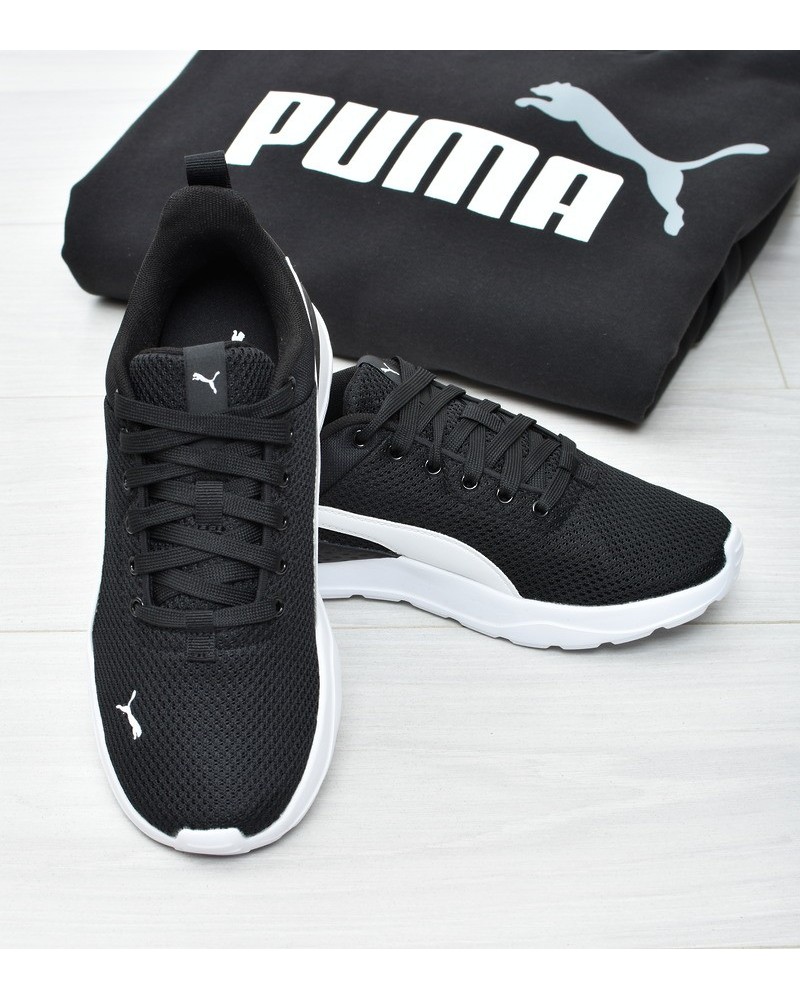Obuwie młodzieżowe Puma 371128-02 Czarno-Białe