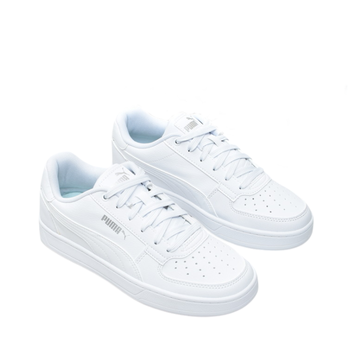 Obuwie młodzieżowe Puma 393837-02 Biało-Srebrne