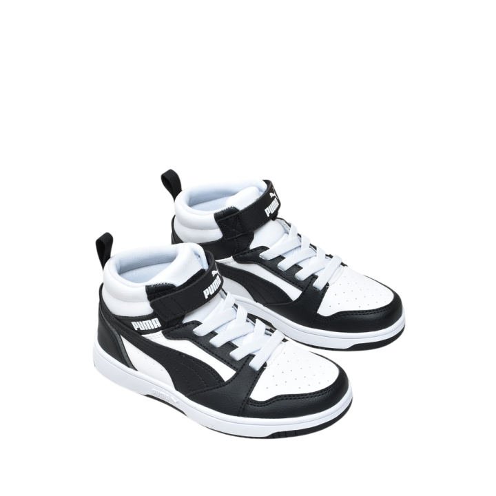 Obuwie młodzieżowe Puma 393832-01 Czarno-Białe