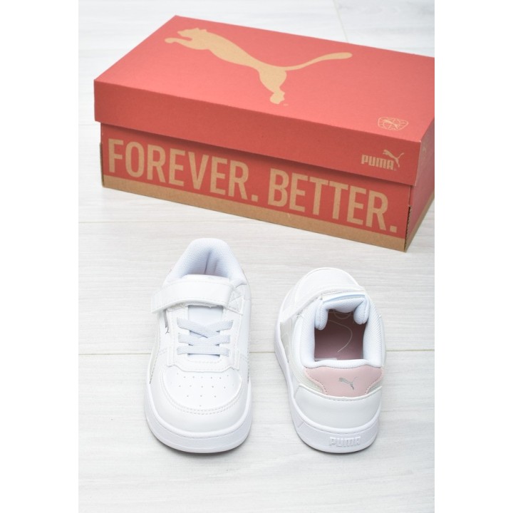 Obuwie sportowe dziecięce Puma 398729-01 Białe