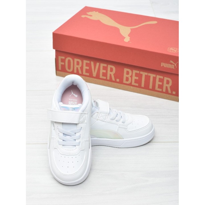 Obuwie sportowe dziecięce Puma 398731-01 Białe