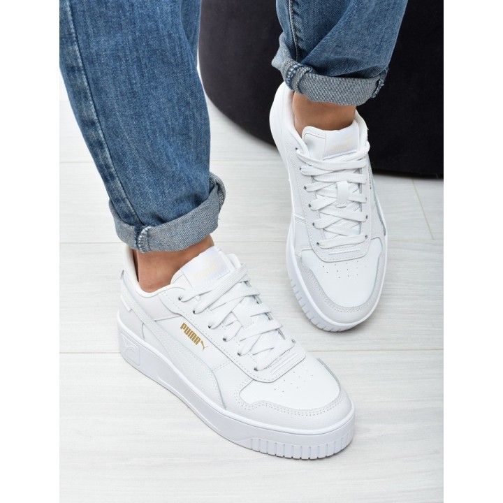 Obuwie młodzieżowe Puma 393846-01 Białe