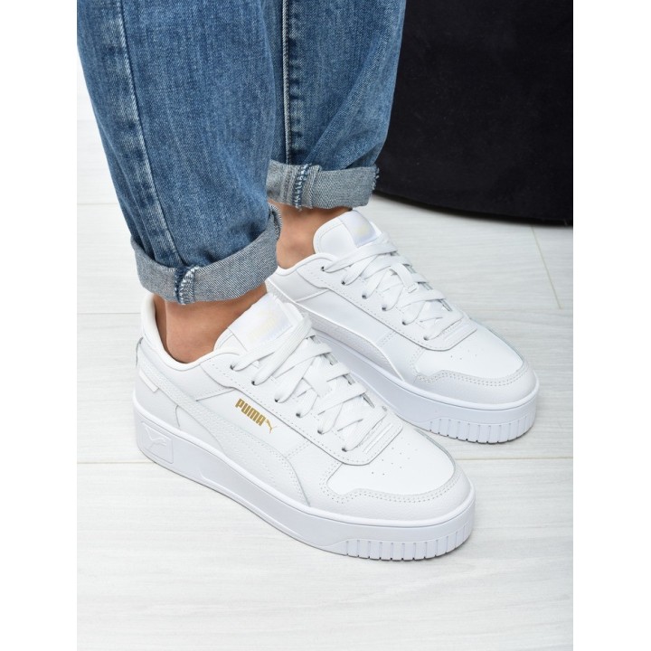 Obuwie młodzieżowe Puma 393846-01 Białe