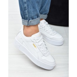 Obuwie młodzieżowe Puma 393846-01 Białe