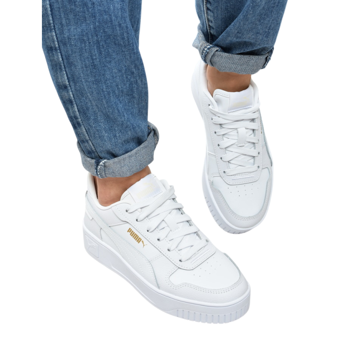 Obuwie młodzieżowe Puma 393846-01 Białe