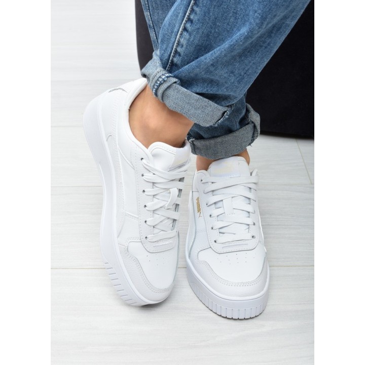 Obuwie młodzieżowe Puma 393846-01 Białe