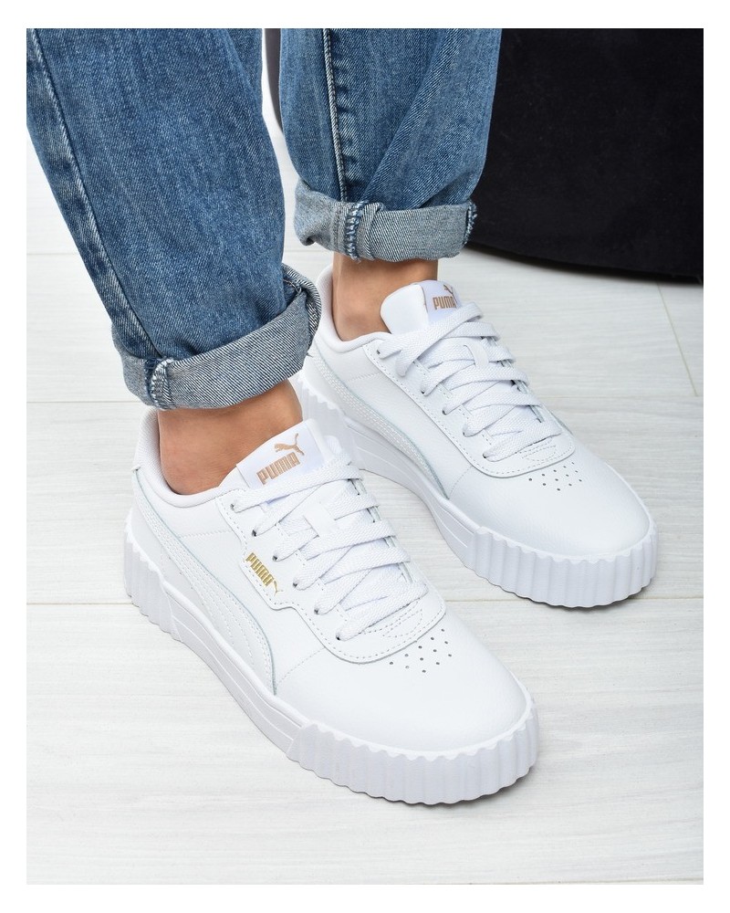 Obuwie młodziezowe Puma 401476-01 Białe