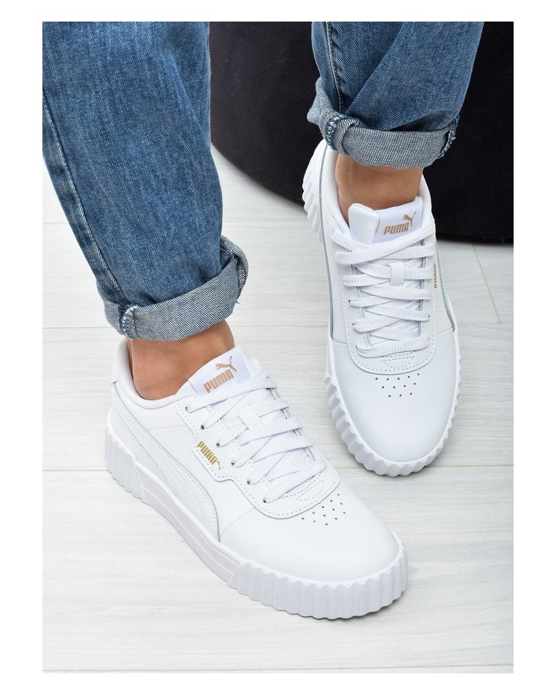 Obuwie młodziezowe Puma 401476-01 Białe