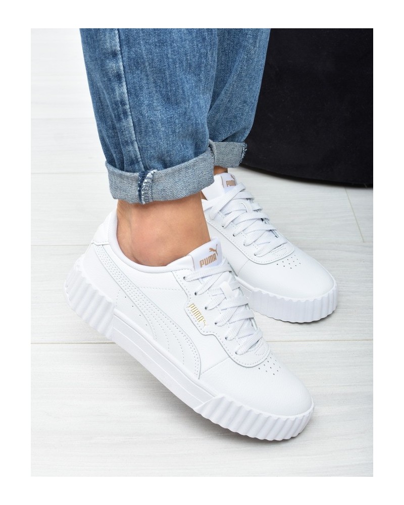 Obuwie młodziezowe Puma 401476-01 Białe