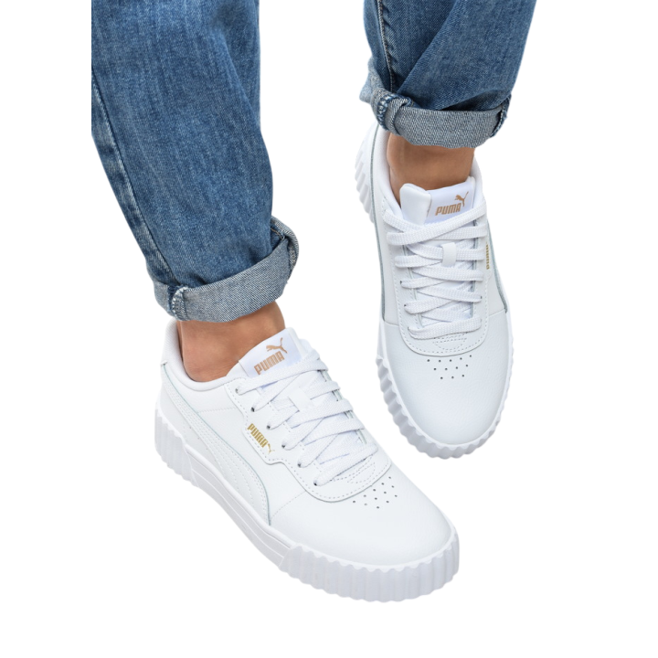 Obuwie młodziezowe Puma 401476-01 Białe