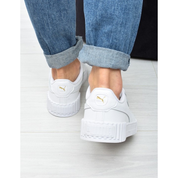 Obuwie młodziezowe Puma 401476-01 Białe