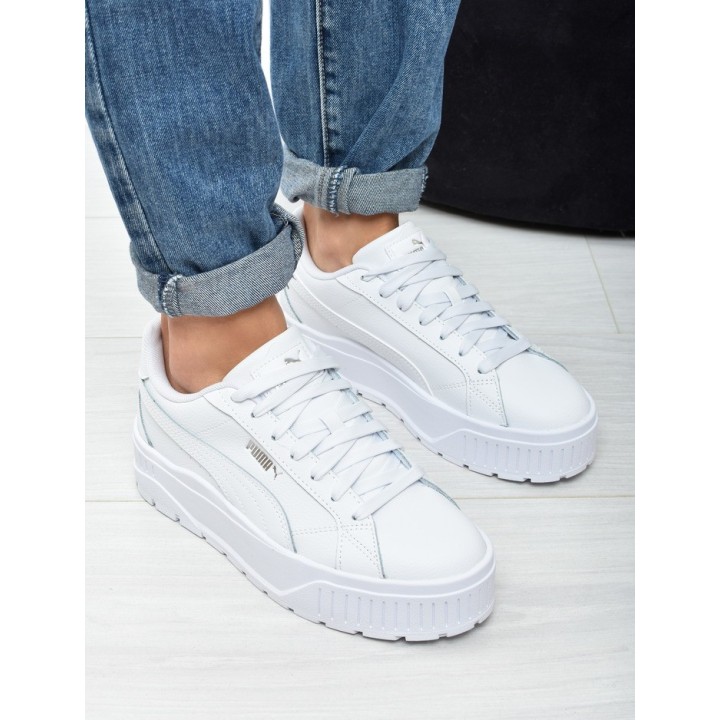 Obuwie młodzieżowe Puma 398878-01 Białe