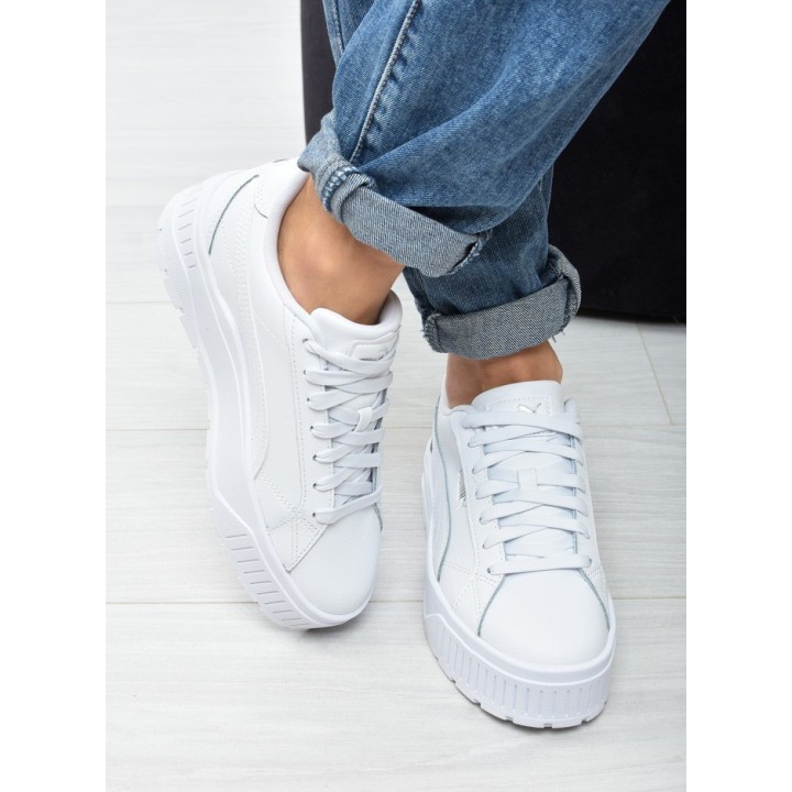Obuwie młodzieżowe Puma 398878-01 Białe