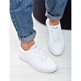 Obuwie młodzieżowe Puma 384311-01 Białe