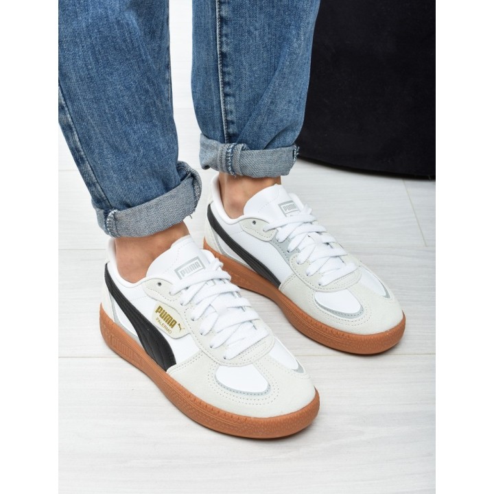 Obuwie damskie Puma 398855-01 Biało-Czarne