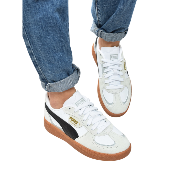 Obuwie damskie Puma 398855-01 Biało-Czarne