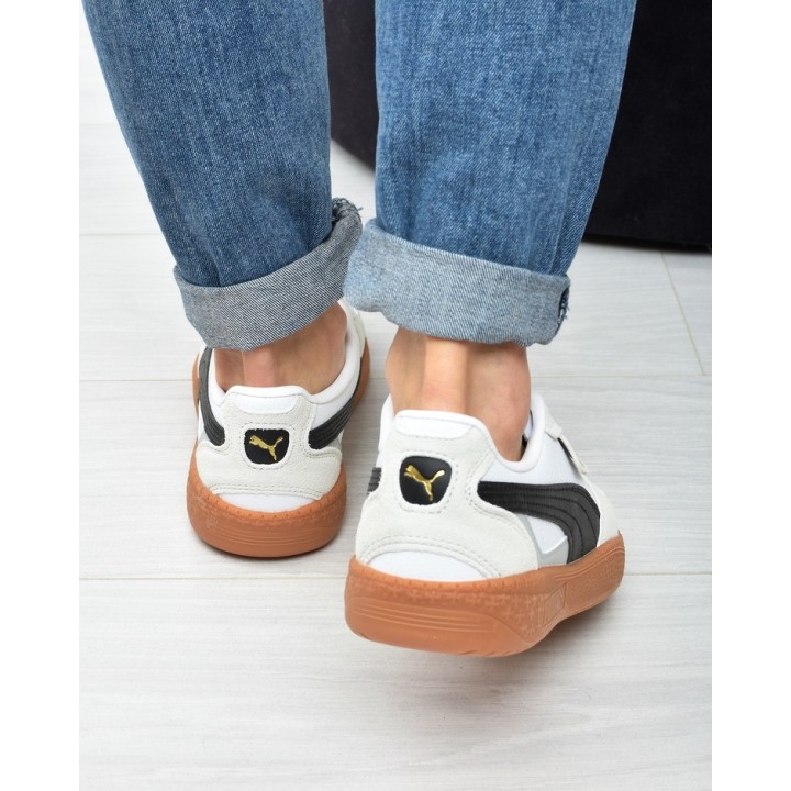 Obuwie damskie Puma 398855-01 Biało-Czarne