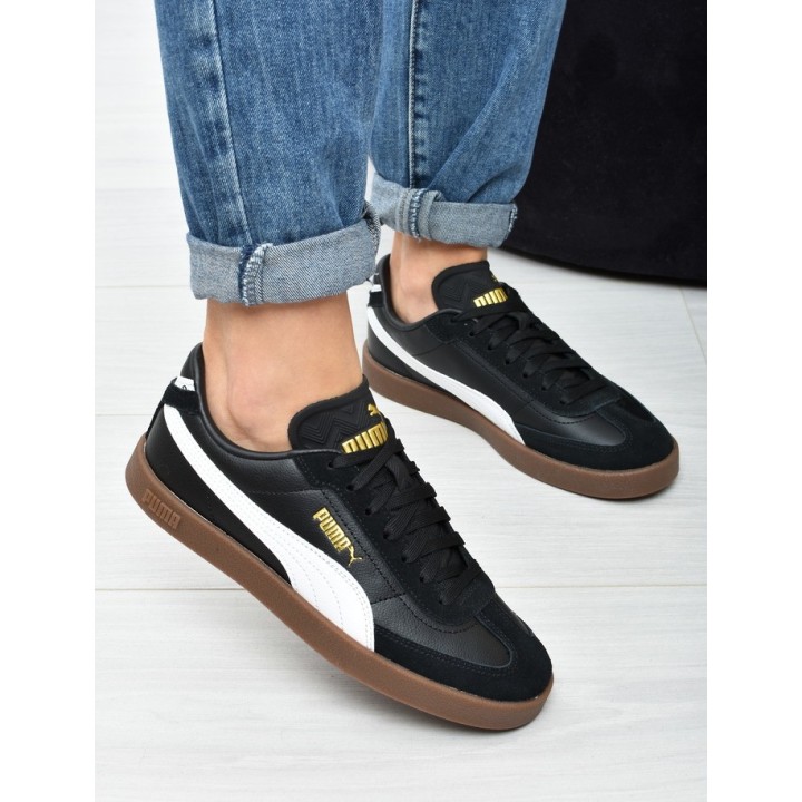 Obuwie młodzieżowe Puma 401489-01 Czarno-Białe