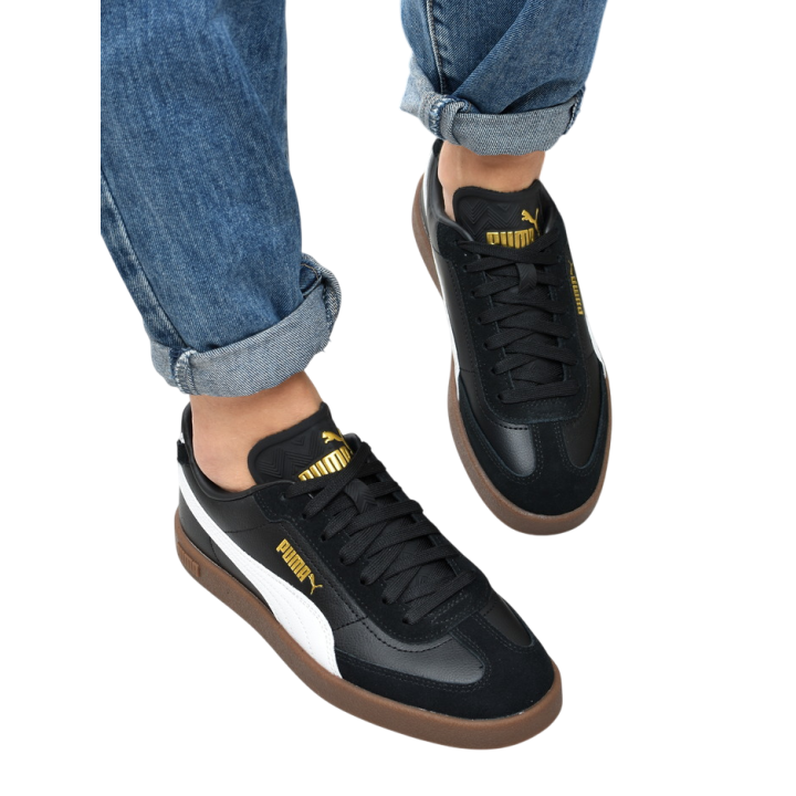 Obuwie młodzieżowe Puma 401489-01 Czarno-Białe