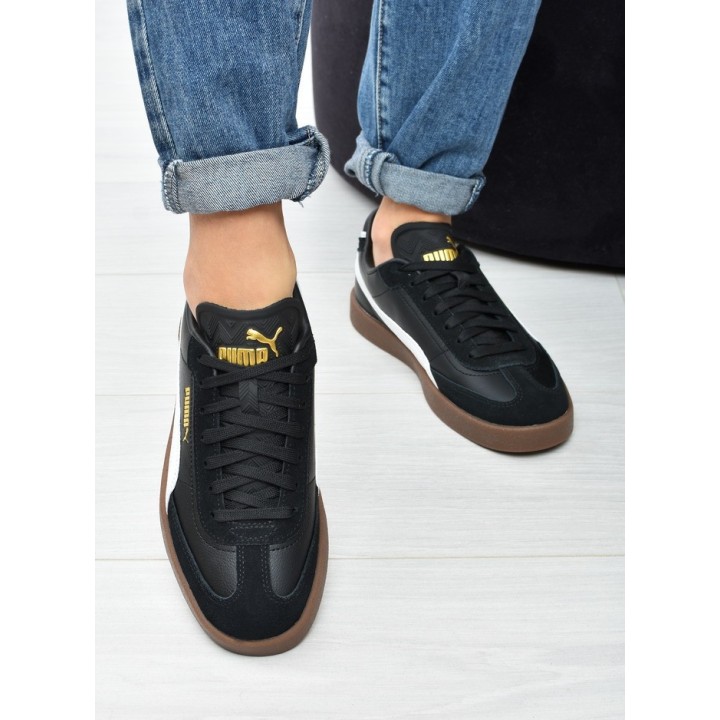 Obuwie młodzieżowe Puma 401489-01 Czarno-Białe