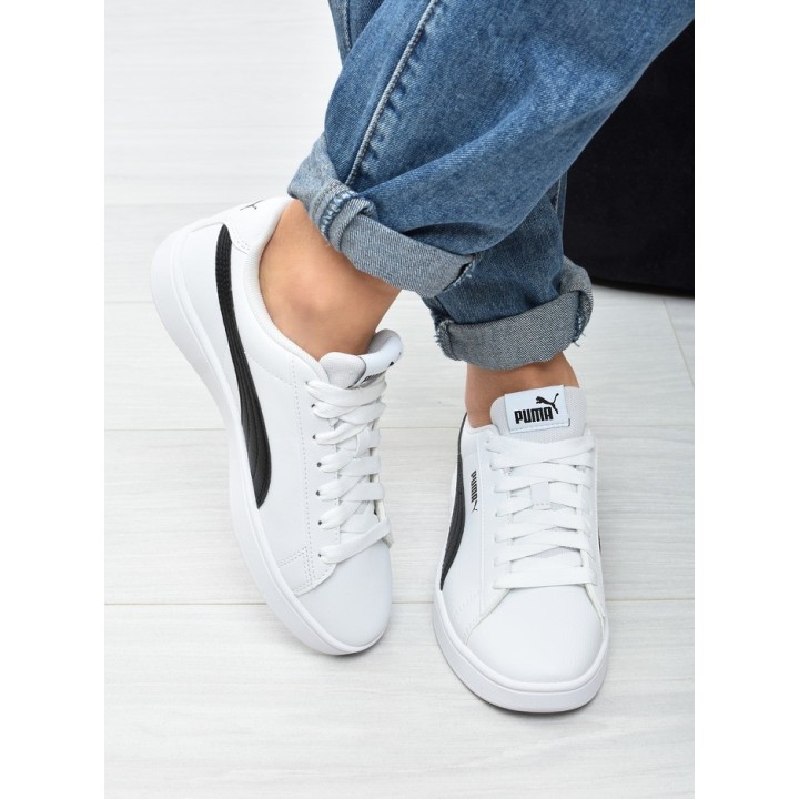 Obuwie młodzieżowe Puma 394252-13 Białe