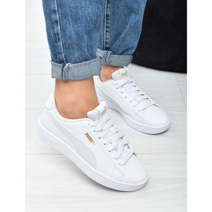 Obuwie młodzieżowe Puma 394252-20 Białe