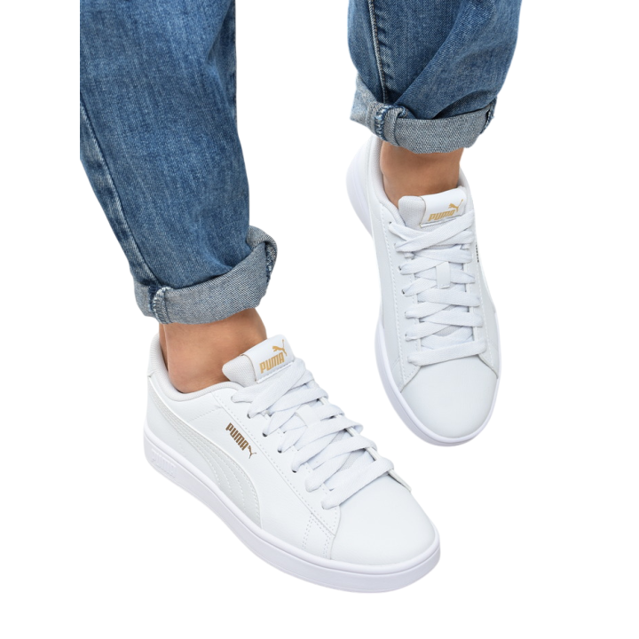 Obuwie młodzieżowe Puma 394252-20 Białe
