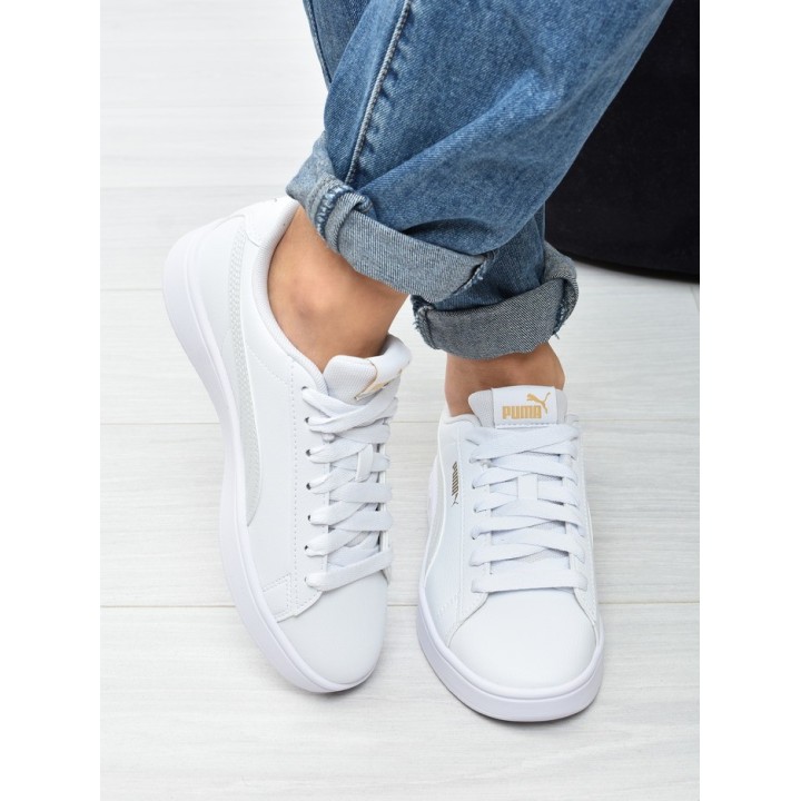 Obuwie młodzieżowe Puma 394252-20 Białe