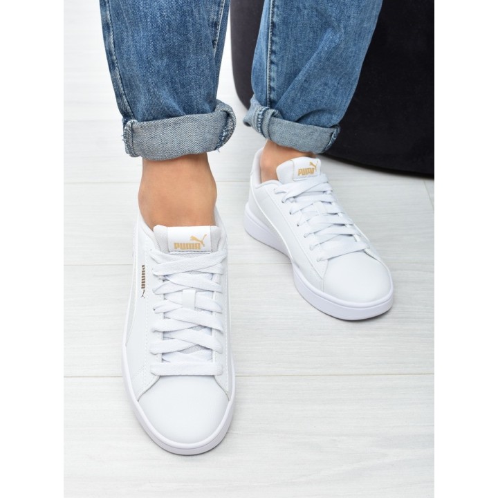 Obuwie młodzieżowe Puma 394252-20 Białe